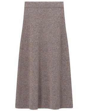 Weekend by Maxmara Rokken ,Bruin ,Wol A-Lijn Midi Rok