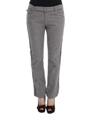 Ermanno Scervino Pantaloni casuali in forma dritta - Grigio