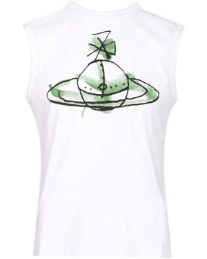 Vivienne Westwood Sleeveless Tops - Bianco