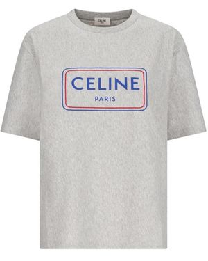 Celine Tops ,Grijs ,Katoen Loose T-Shirt