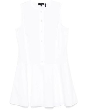 Theory Short Dresses - White