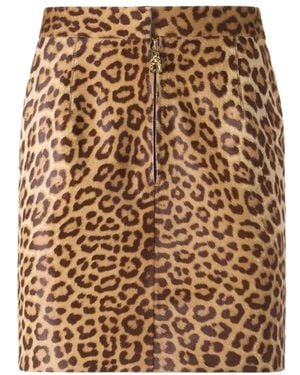 Roberto Cavalli Short Skirts - Natural