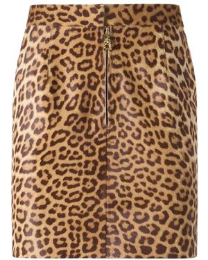 Roberto Cavalli Short Skirts - Natural