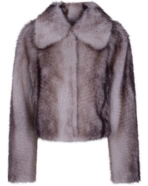 Twinset Faux Fur & Shearling Jackets - Violet