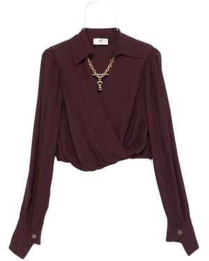 Elisabetta Franchi Blouses - Purple