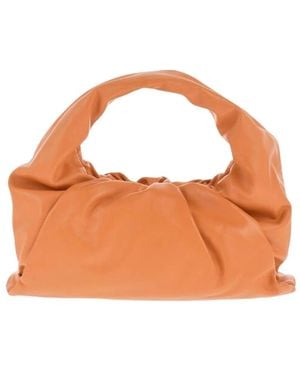 Bottega Veneta Leder Schultertasche - Orange