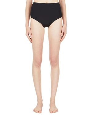Ziah Retro High Waist Bikini Bottoms - Blauw