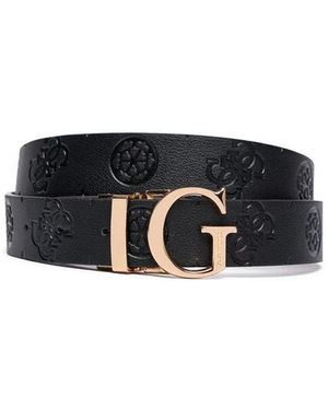 Guess Adj&Rev Pant Belt - Zwart