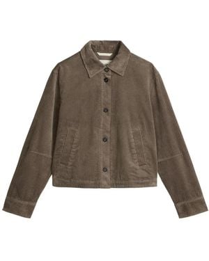Marc O' Polo Cordovershirt Aus Baumwolle - Grün