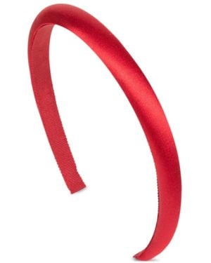 Jennifer Behr Rotes Seiden Gepolstertes Slip-On Haaraccessoire