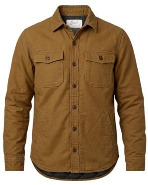 Bl'ker Moleskine Shirt Trapunta Hunter - Grün