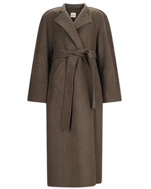 KHAITE Elegante Wollen Jas - Bruin