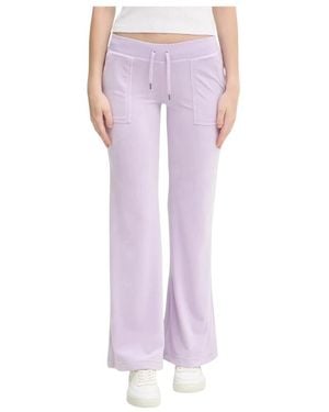 Juicy Couture Wide Trousers - Morado