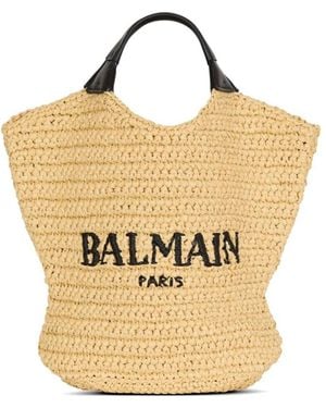 Balmain Tote Bags - Metálico