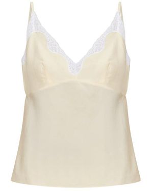 Posse Tops ,Geel ,Katoen Tabitha Top - Wit