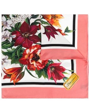 Dolce & Gabbana Silky Scarves - Rouge