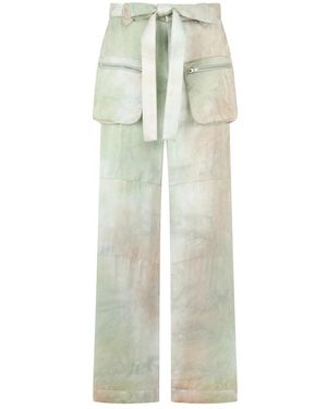 LES FILLES D'EVA Wide Trousers - Verde