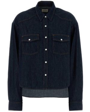 KHAITE Denim Shirts - Blue
