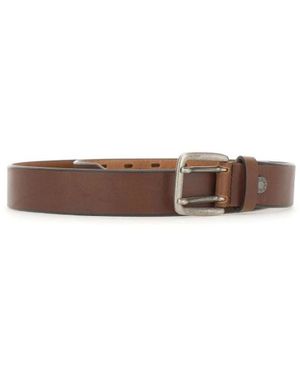 Gianni Chiarini Accessoires ,Bruin ,Leer Leren Riem