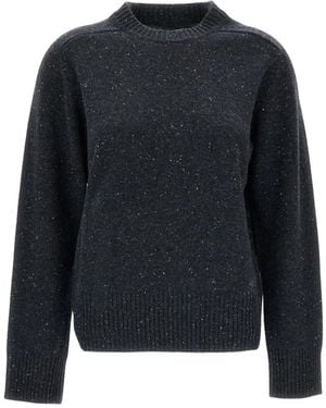 Loulou de Saison Round-Neck Strickwaren - Blau