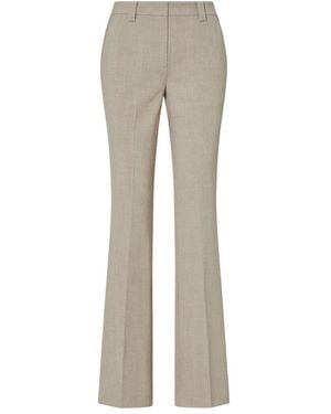 Liu Jo Broeken ,Leer Fit & Flare Broek - Grijs