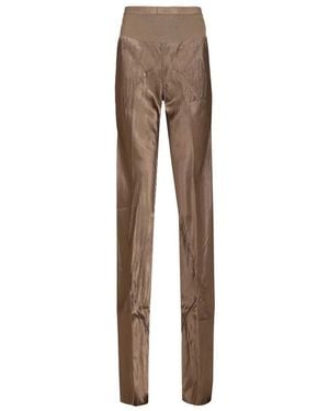 Rick Owens Wide Trousers - Brown