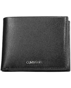 Calvin Klein Portafoglio in poliestere nero con blocco rfid