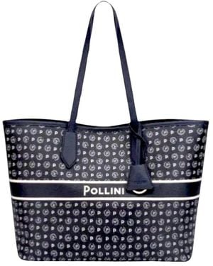 Pollini Tote Bags - Blu