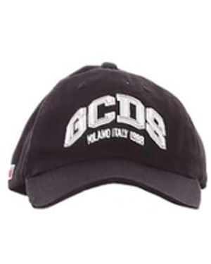 Gcds Accessoires ,Zwart ,Katoen Baseballpet Met Logo