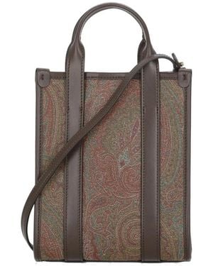 Etro Tote Bags - Marrone