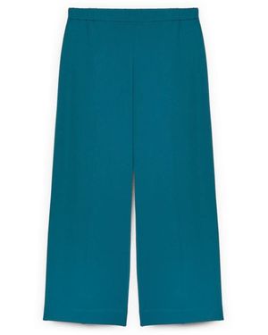 FIORELLA RUBINO Wide Trousers - Blu