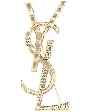 Saint Laurent Brooches - Metallic