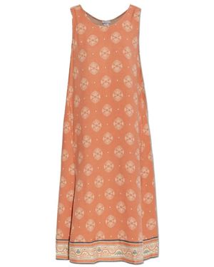 Hanro Kleedjes ,Oranje ,Linnen Urban Casuals Jurk - Roze
