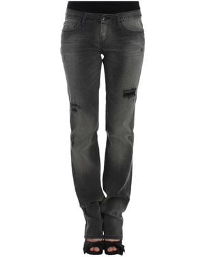 CoSTUME NATIONAL Pantalón vaquero recto gris denim delight