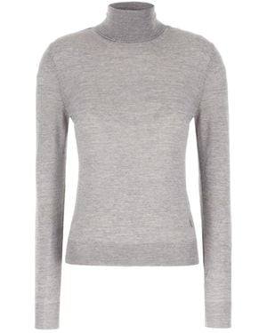 Saint Laurent Turtlenecks - Gris