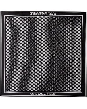 KARL LAGERFELD Silky Scarves - Negro