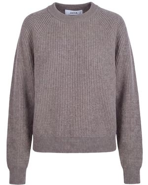 Jucca Round-Neck Knitwear - Gris