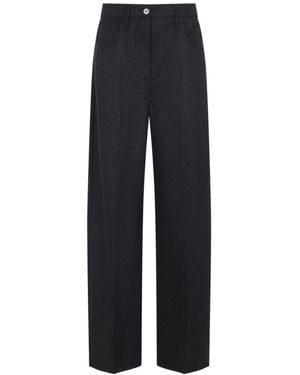 Prada Wide Trousers - Azul