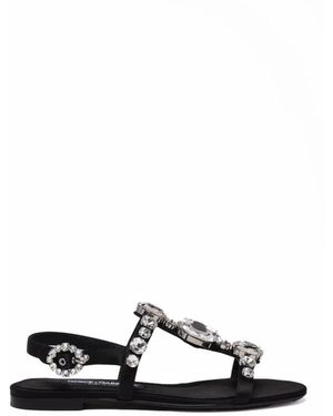 Dolce & Gabbana Sandalo - Zwart
