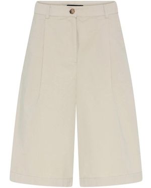 Bruuns Bazaar Korte Broeken ,Katoen Thrinax Bbhannahi Shorts - Naturel