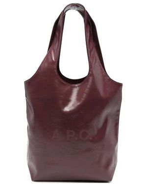 A.P.C. Tassen ,Rood ,Polyester Ninon Small Tote - Paars