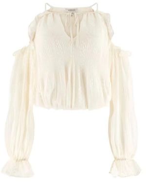 Guess Overhemden ,Wit ,Emilia Cold Shoulder Top