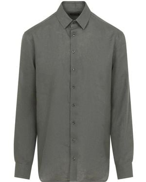 Giorgio Armani Casual Shirts - Grey