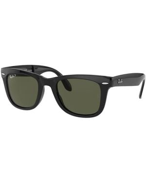 Ray-Ban Wayfarer Opvouwbare Klassieke Zonnebril - Groen