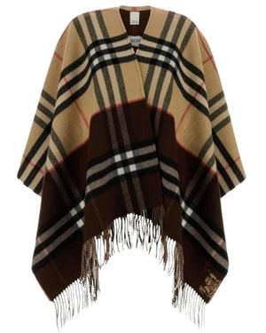 Burberry Reversible Poncho - Zwart
