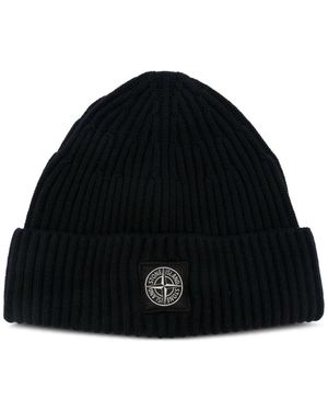 Stone Island Beanies - Negro