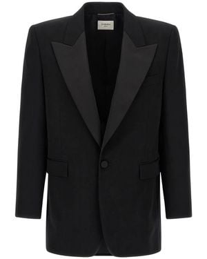 Saint Laurent Smoking Blazer - Zwart
