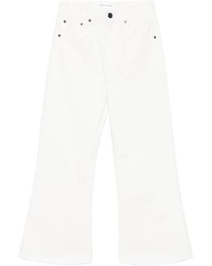 Victoria Beckham Cropped Jeans - White