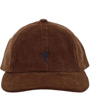 Ami Paris Caps - Braun
