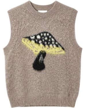 MSGM Truien & Vesten ,Gilet - Grijs